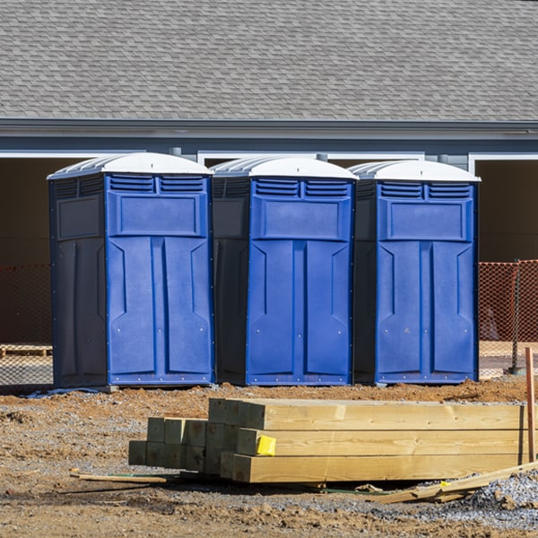 are there any restrictions on where i can place the portable toilets during my rental period in Abell MD